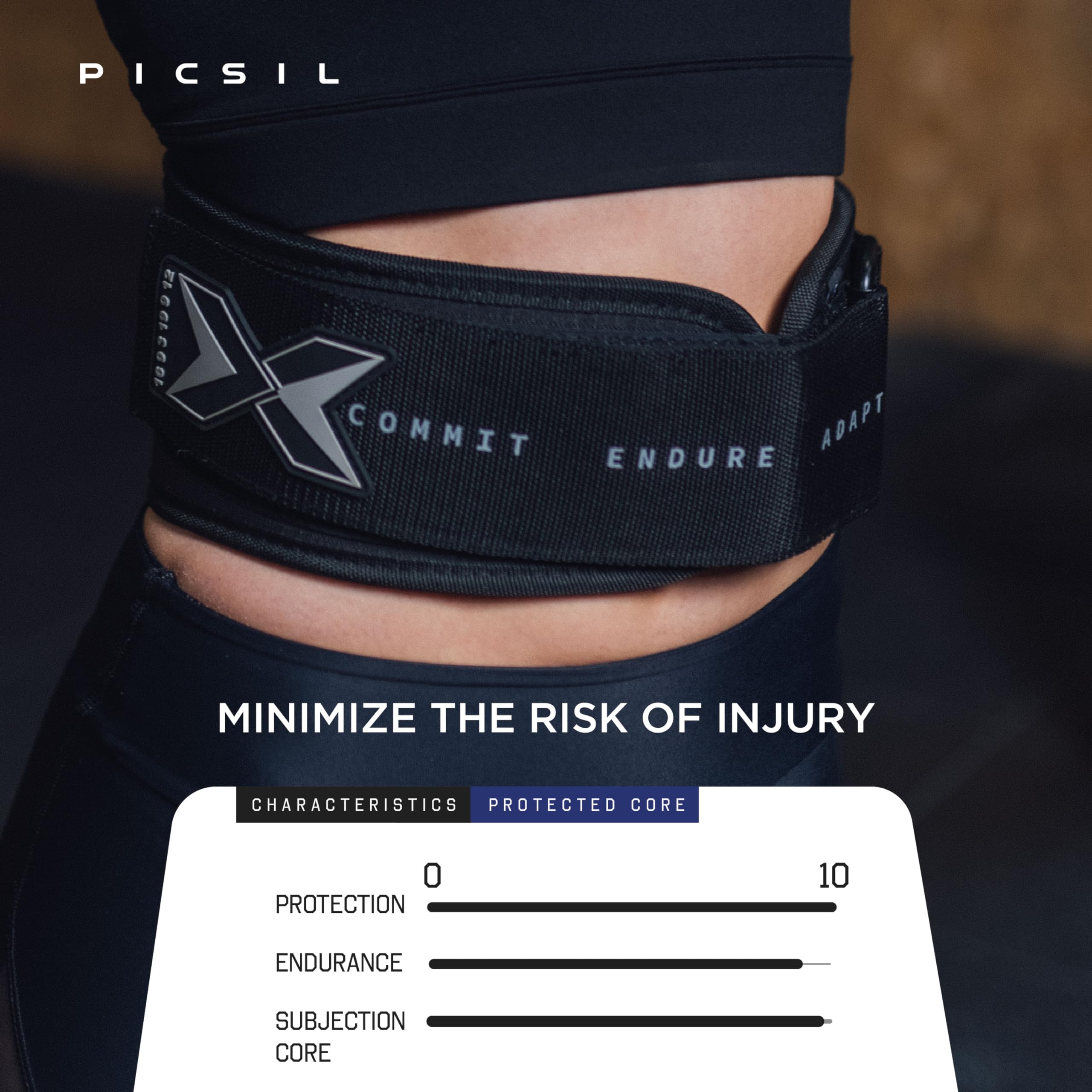Amazon.co.jp: PICSIL Weight Lifting Belt, Olympic Lifting